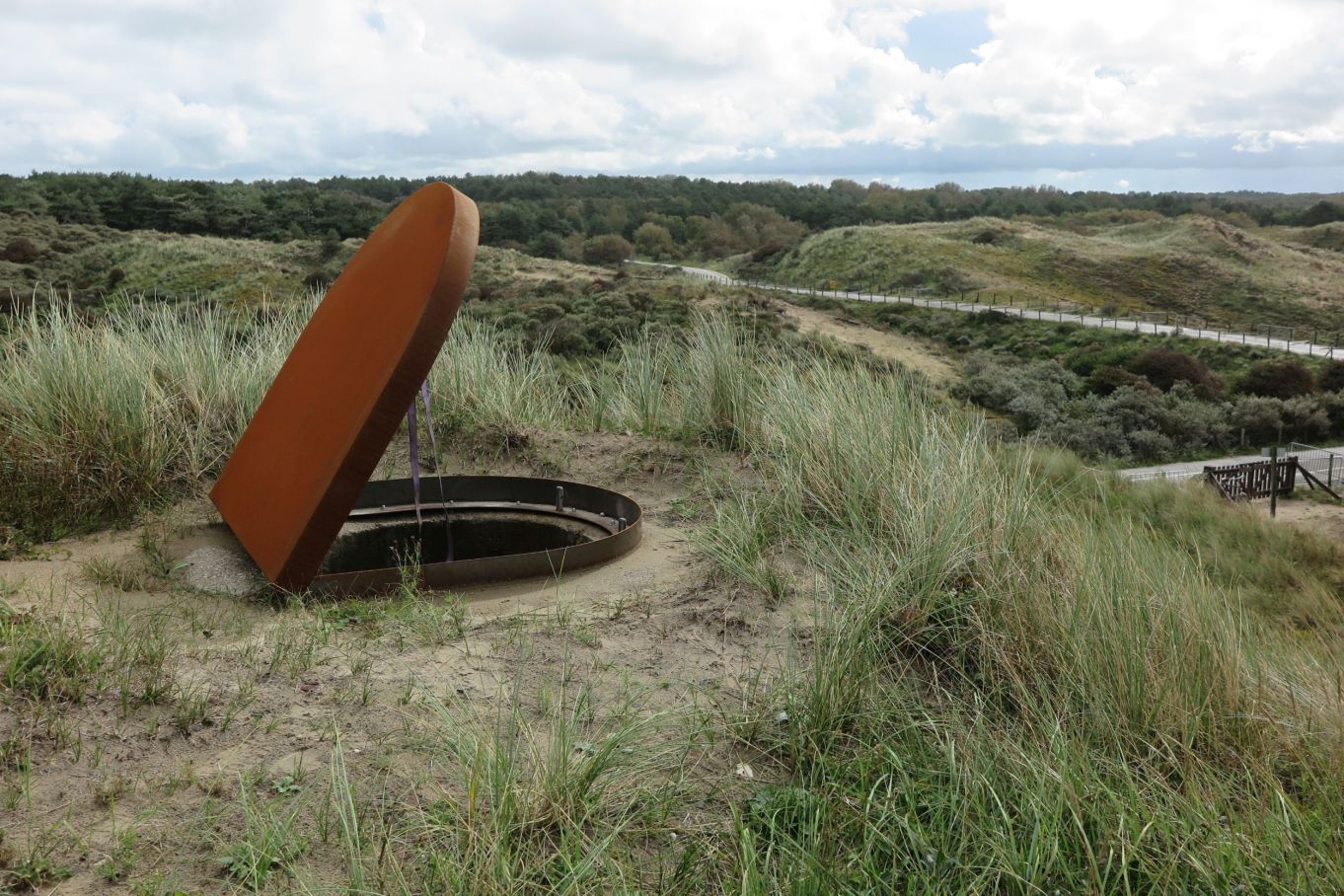 Vleermuisbunker Wassenaar afsluiting Tobruk (Ruud Ruis)